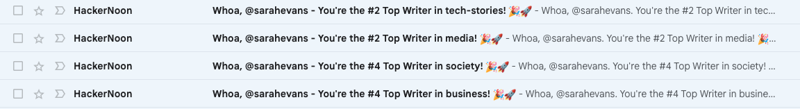 HackerNoon #1 Business Writer